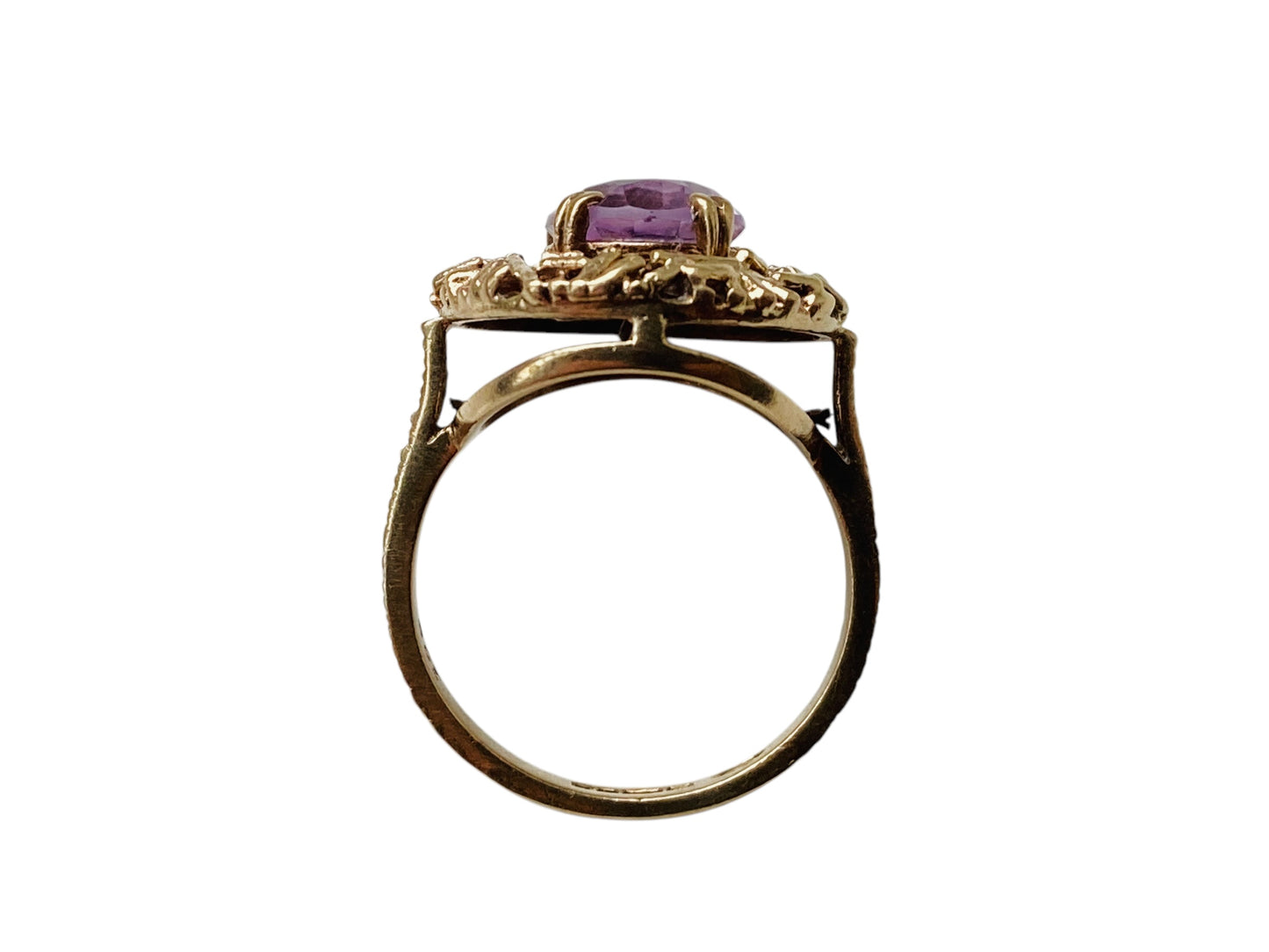 Vintage 9ct Gold Amethyst Ring