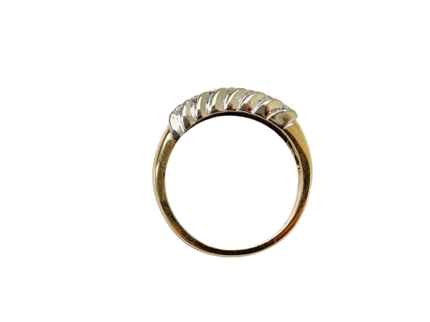 10ct Gold Seven-Stone Diamond Ring