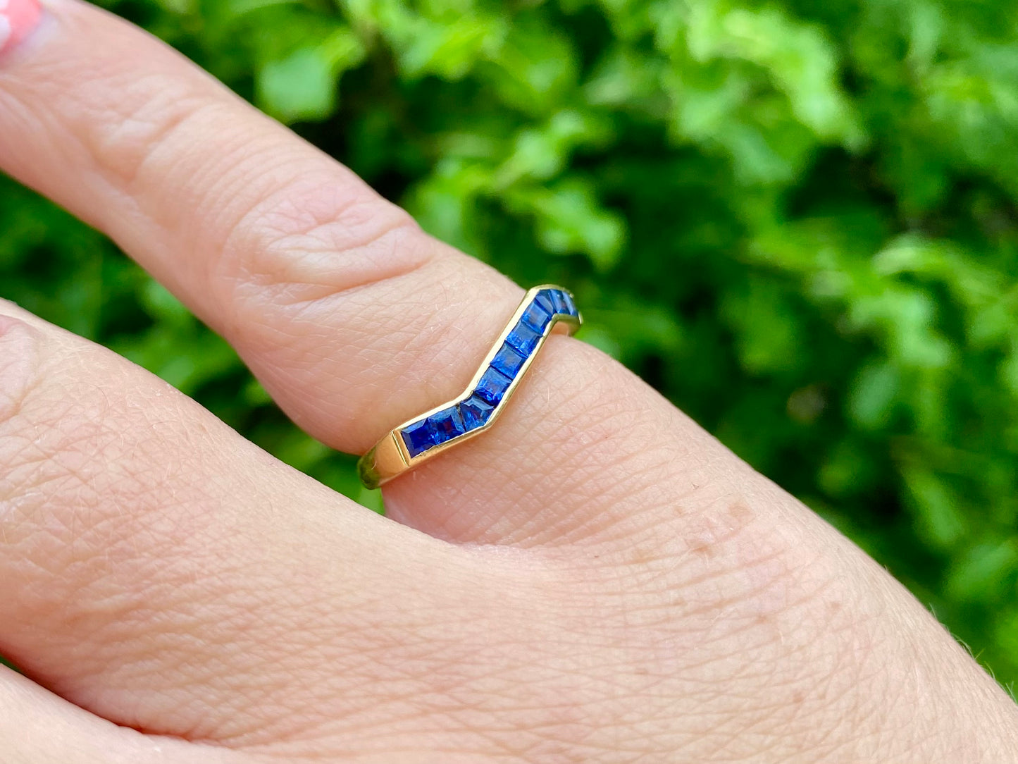 Vintage 18ct Gold Sapphire Ring