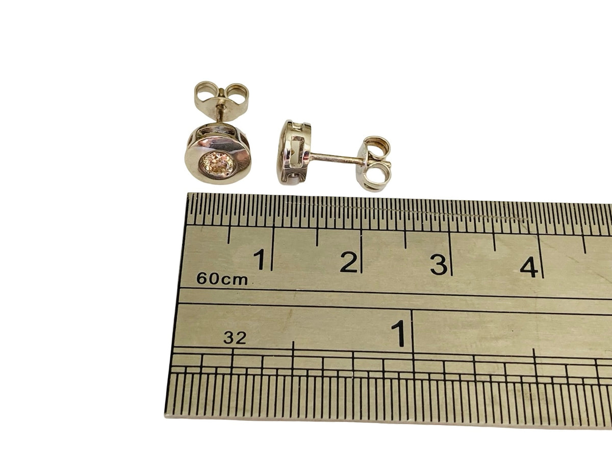 14ct Gold Diamond Earrings