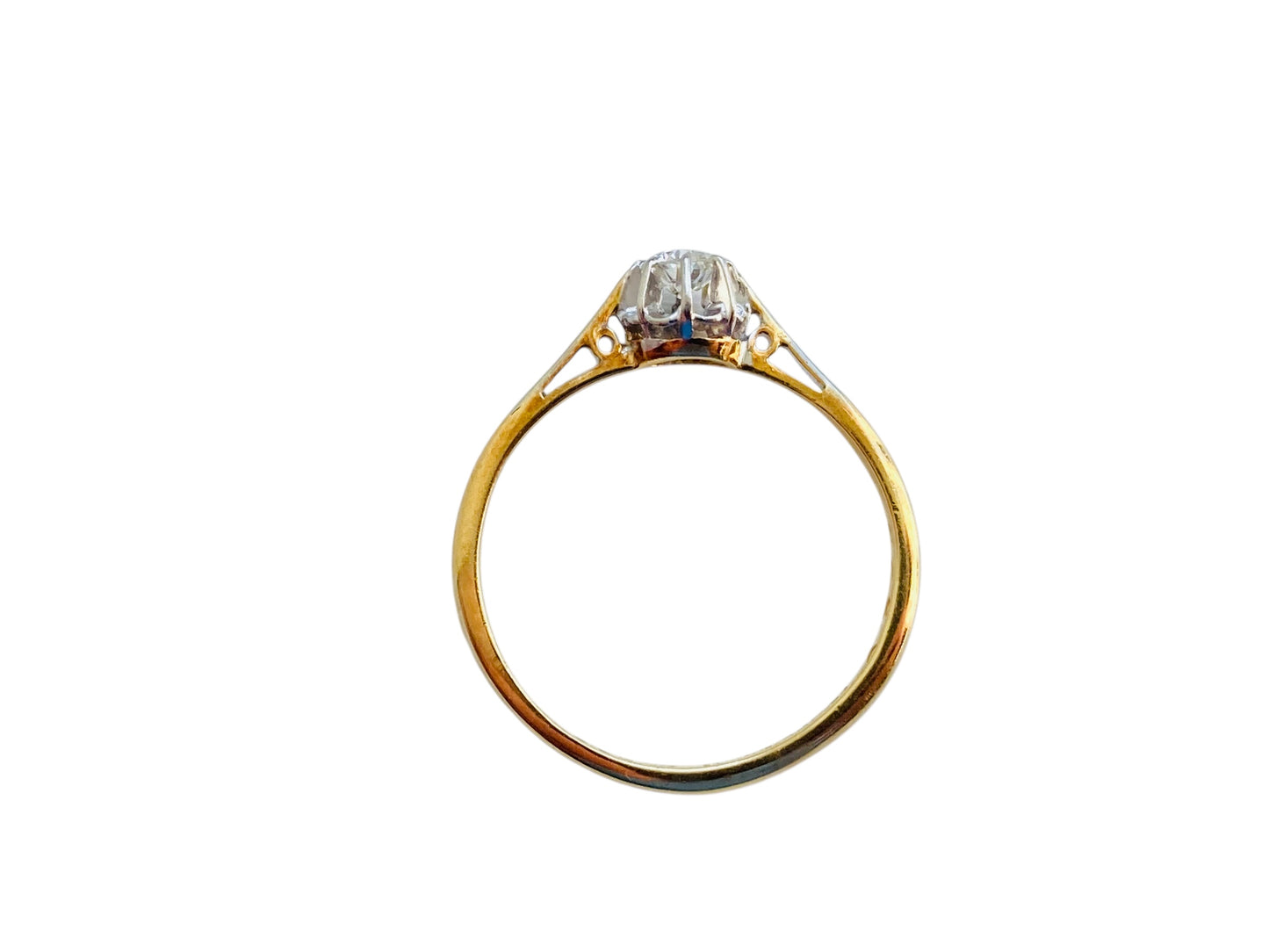 Antique 18ct Gold Diamond Ring