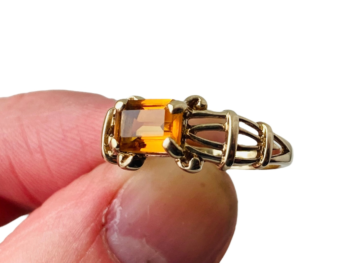 9ct Gold Citrine Ring