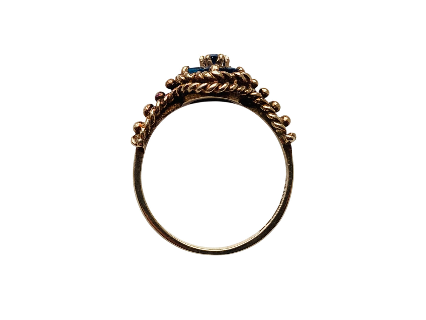 Vintage 9ct Gold Sapphire Ring