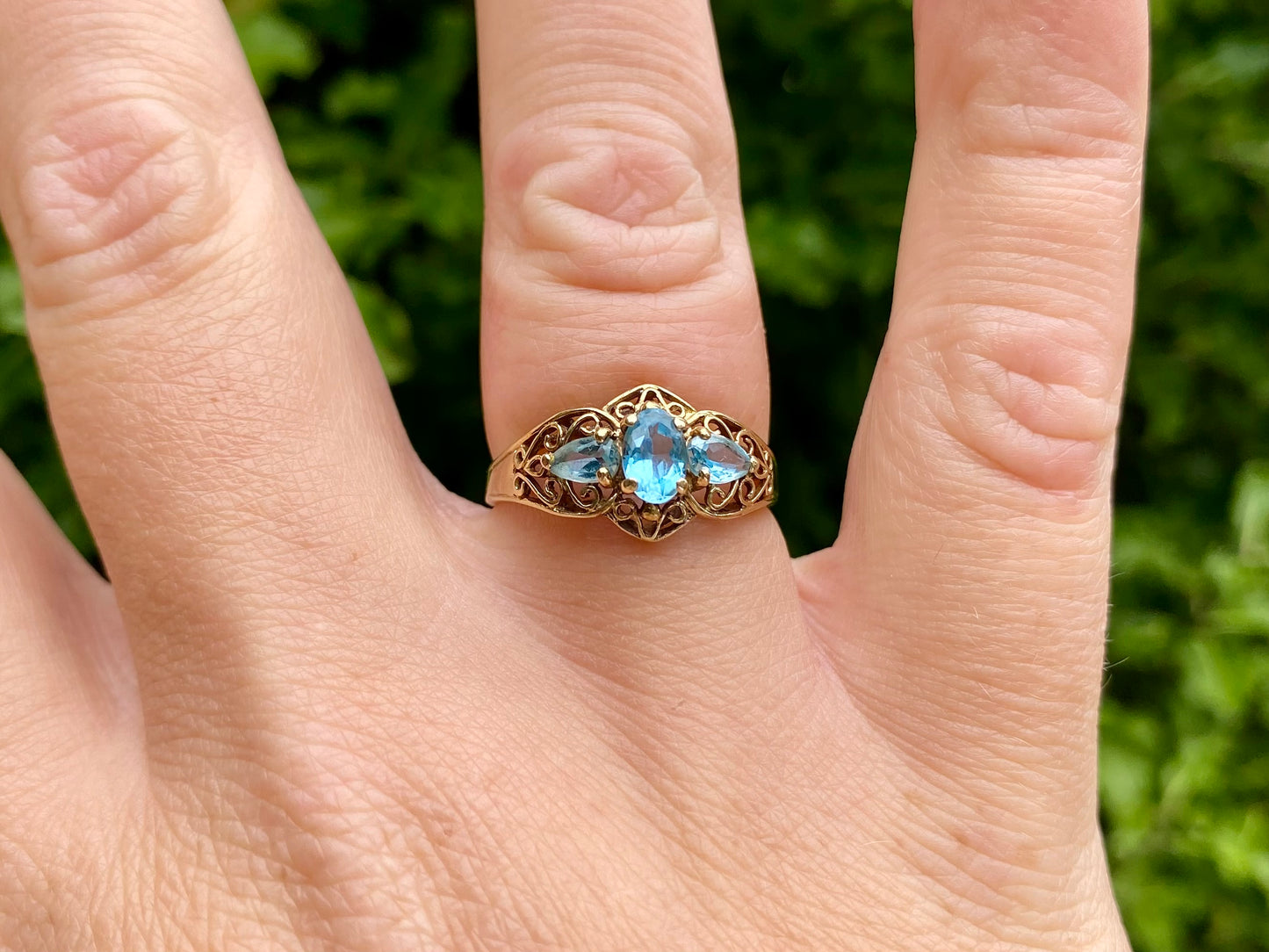 9ct Gold Topaz Ring
