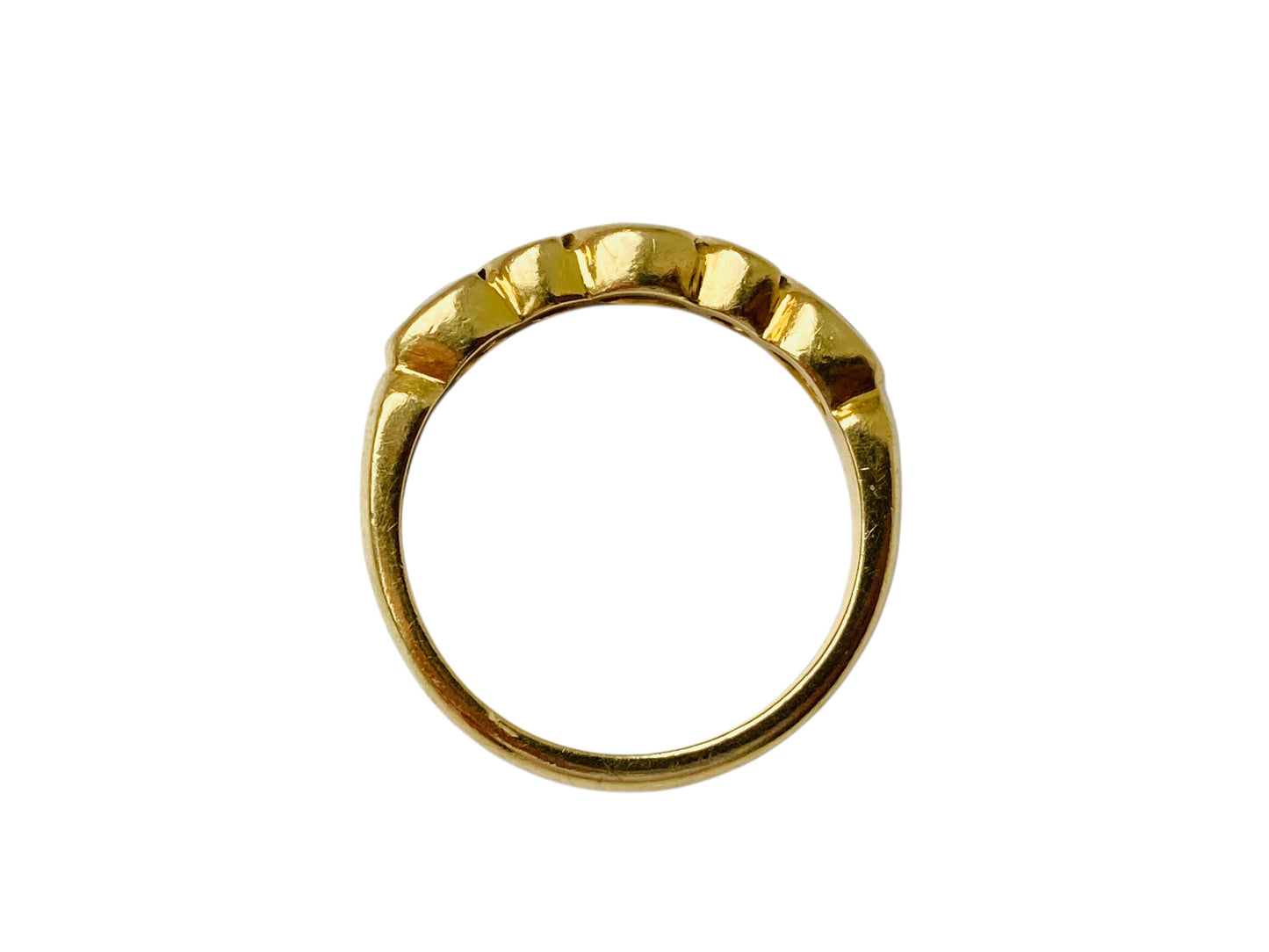 Vintage 18ct Gold Sapphire & Diamond Ring