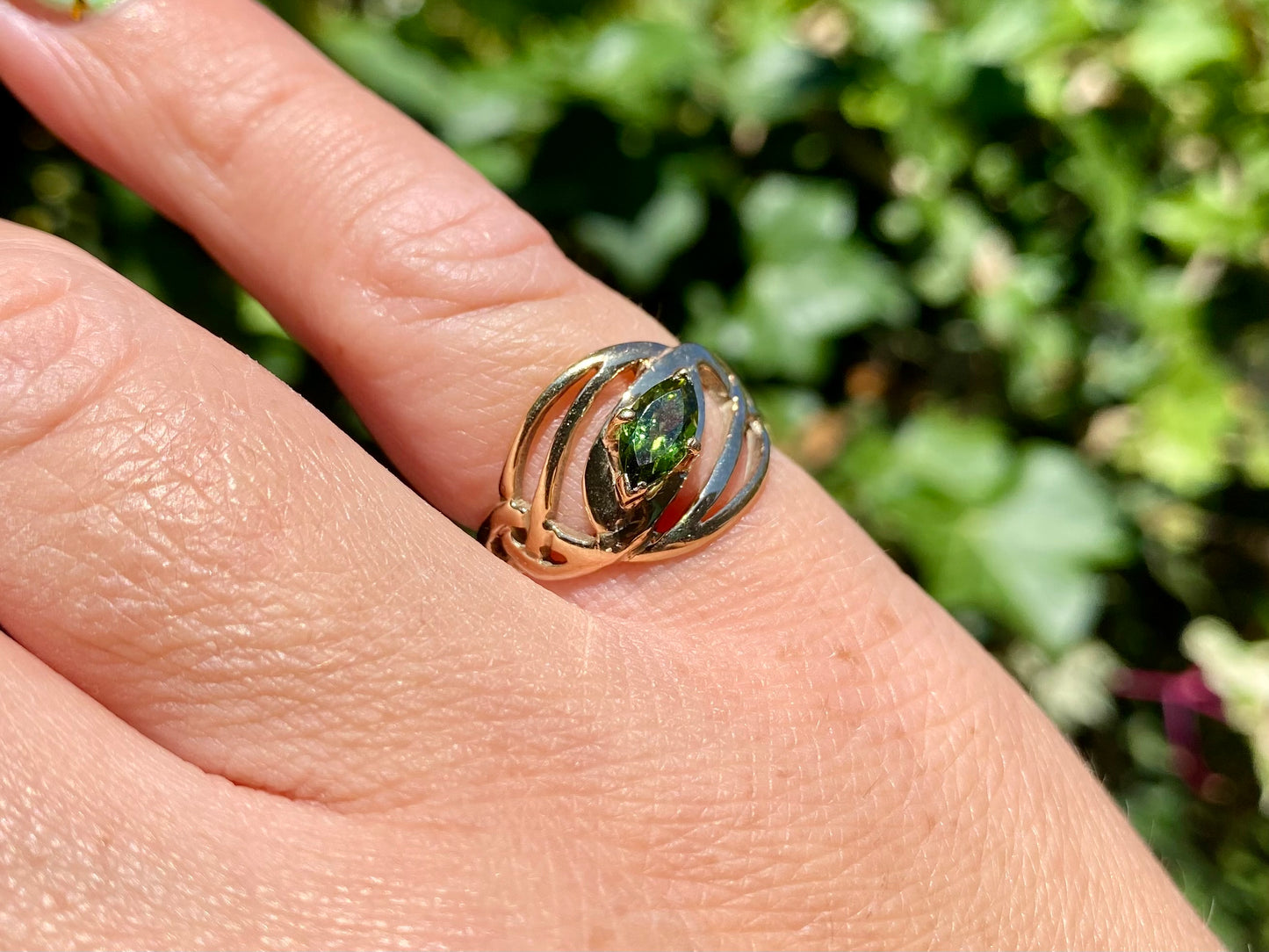 9ct Gold Tourmaline Ring