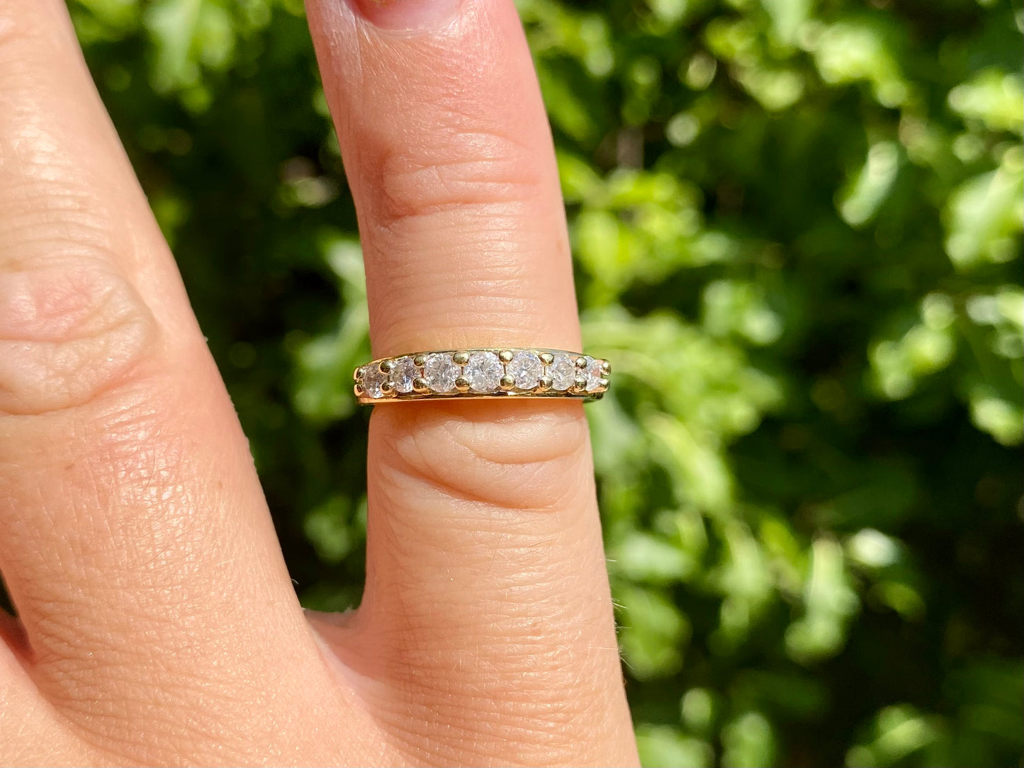 18ct Gold Seven-Stone 0.50ct Diamond Ring