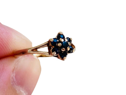Vintage 9ct Gold Sapphire Ring