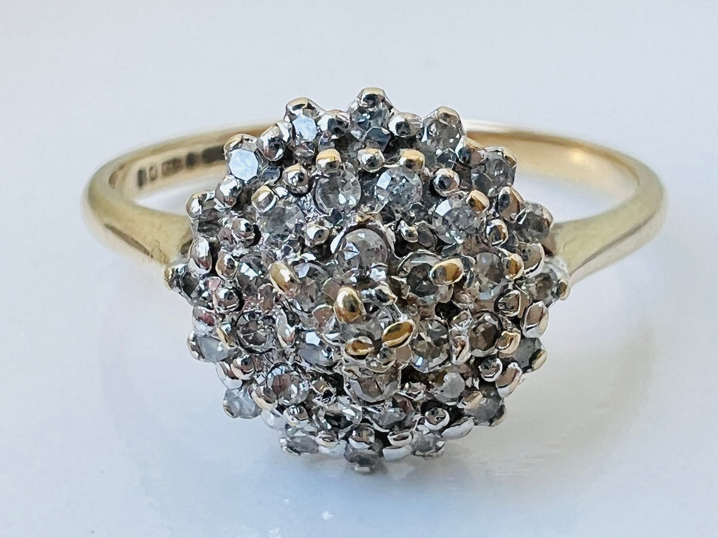 Vintage 9ct Gold Diamond Ring