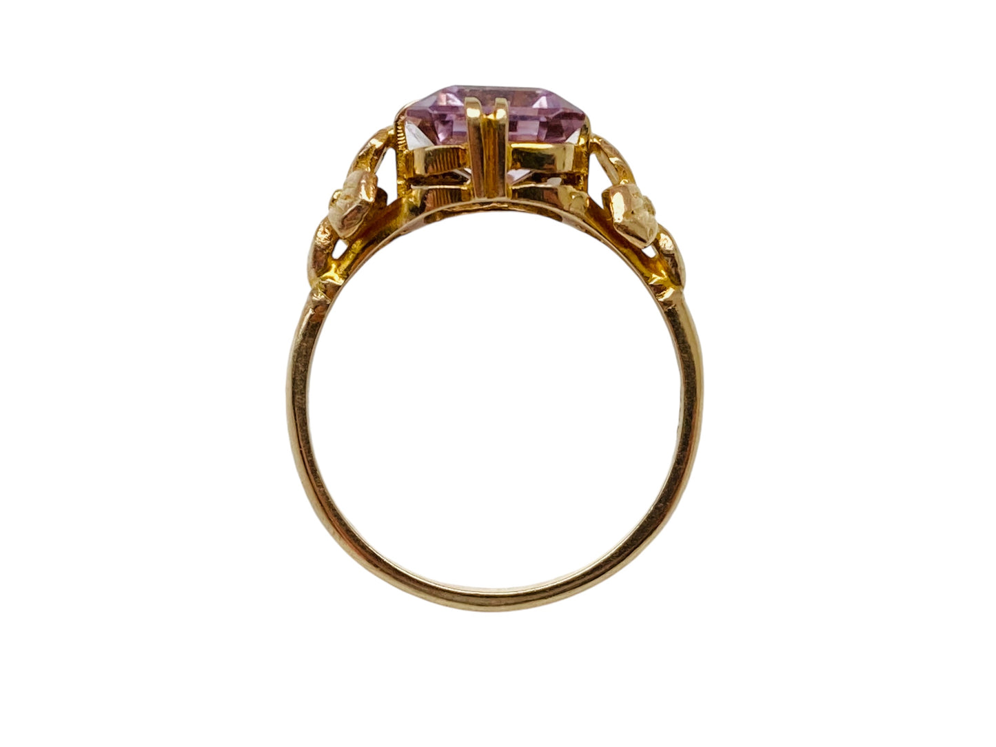 Vintage 9ct Gold Amethyst Ring