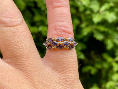 9ct Gold Iolite Ring