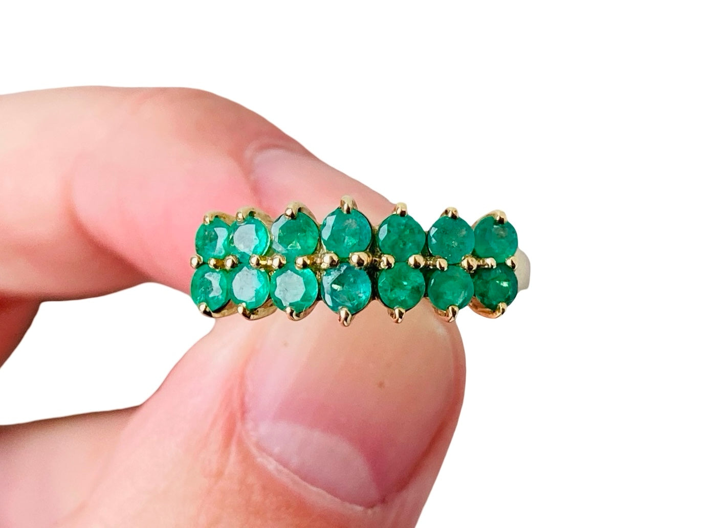 9ct Gold Emerald Ring