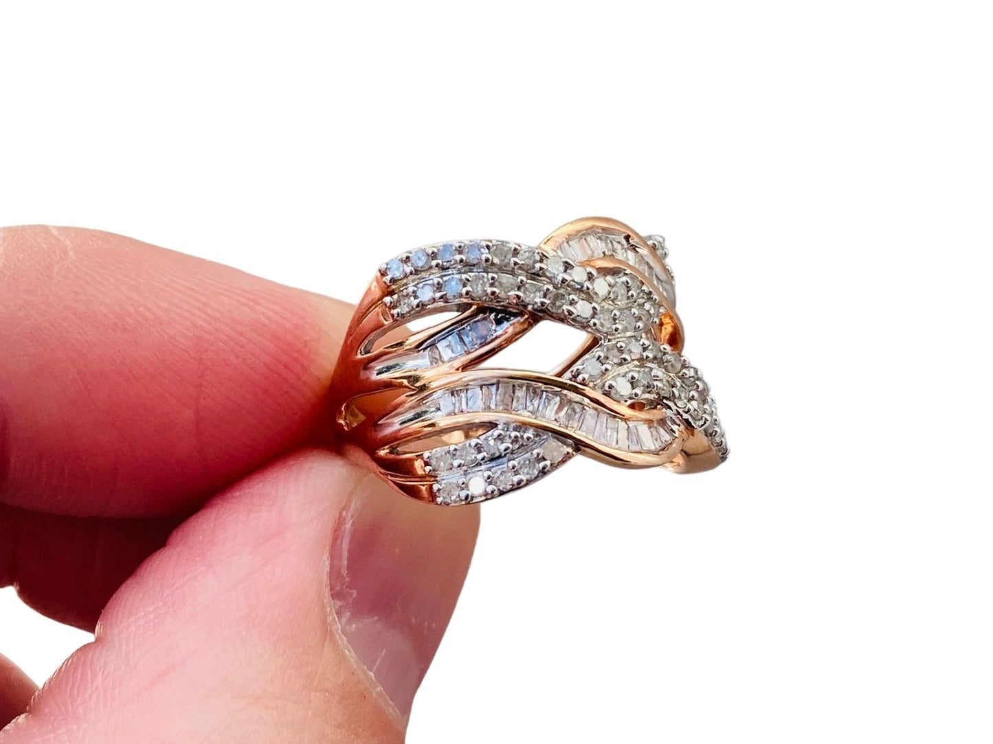 9ct Gold Diamond Ring