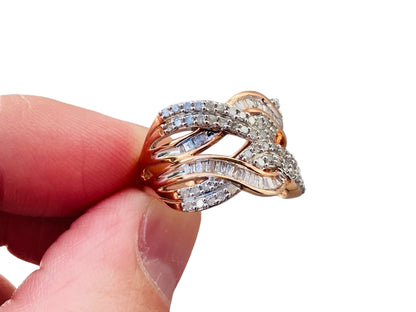 9ct Gold Diamond Ring