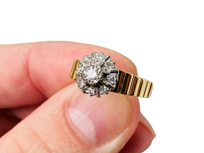 Vintage 18ct Gold Diamond Ring