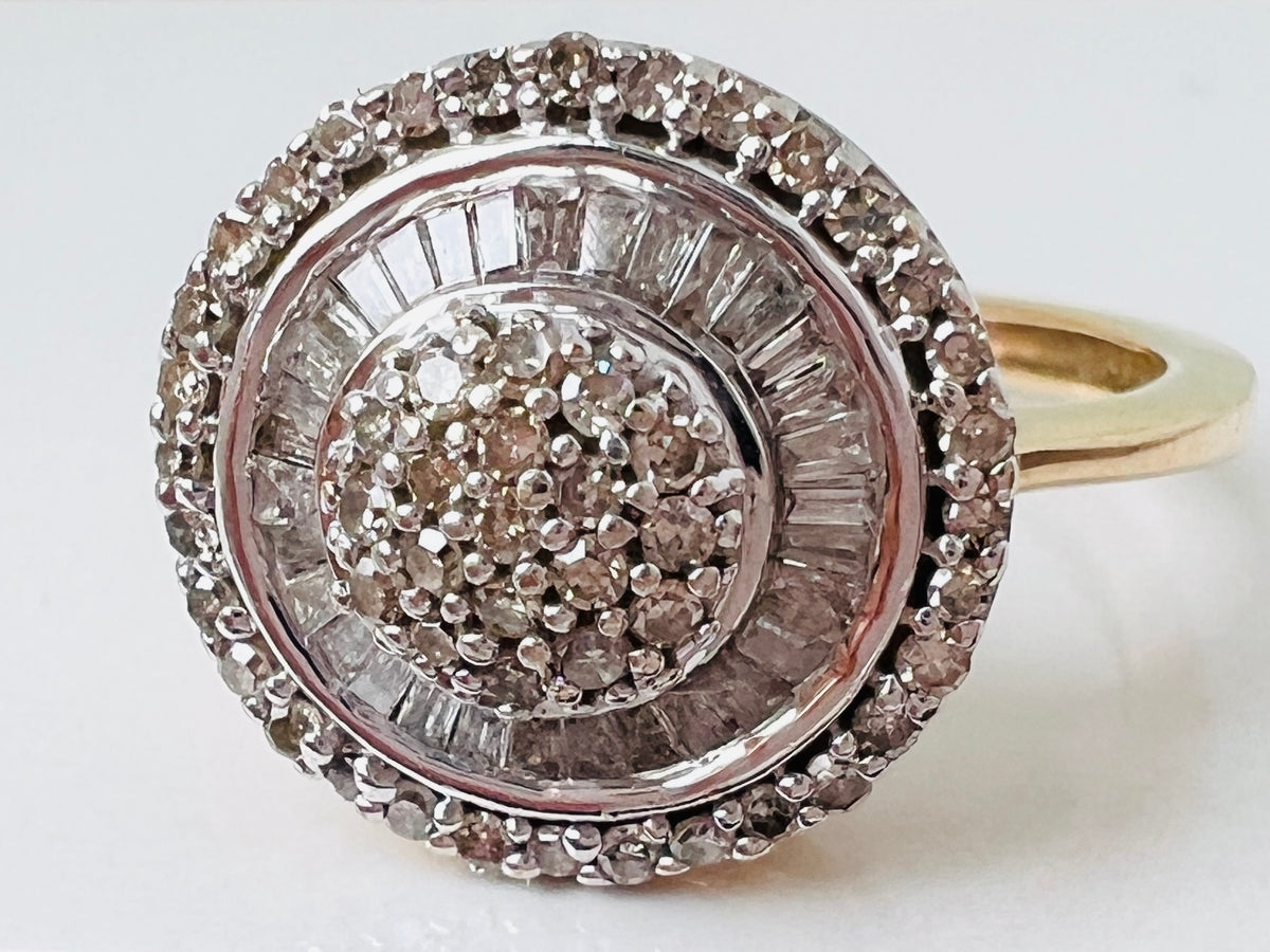 9ct Gold Diamond Ring