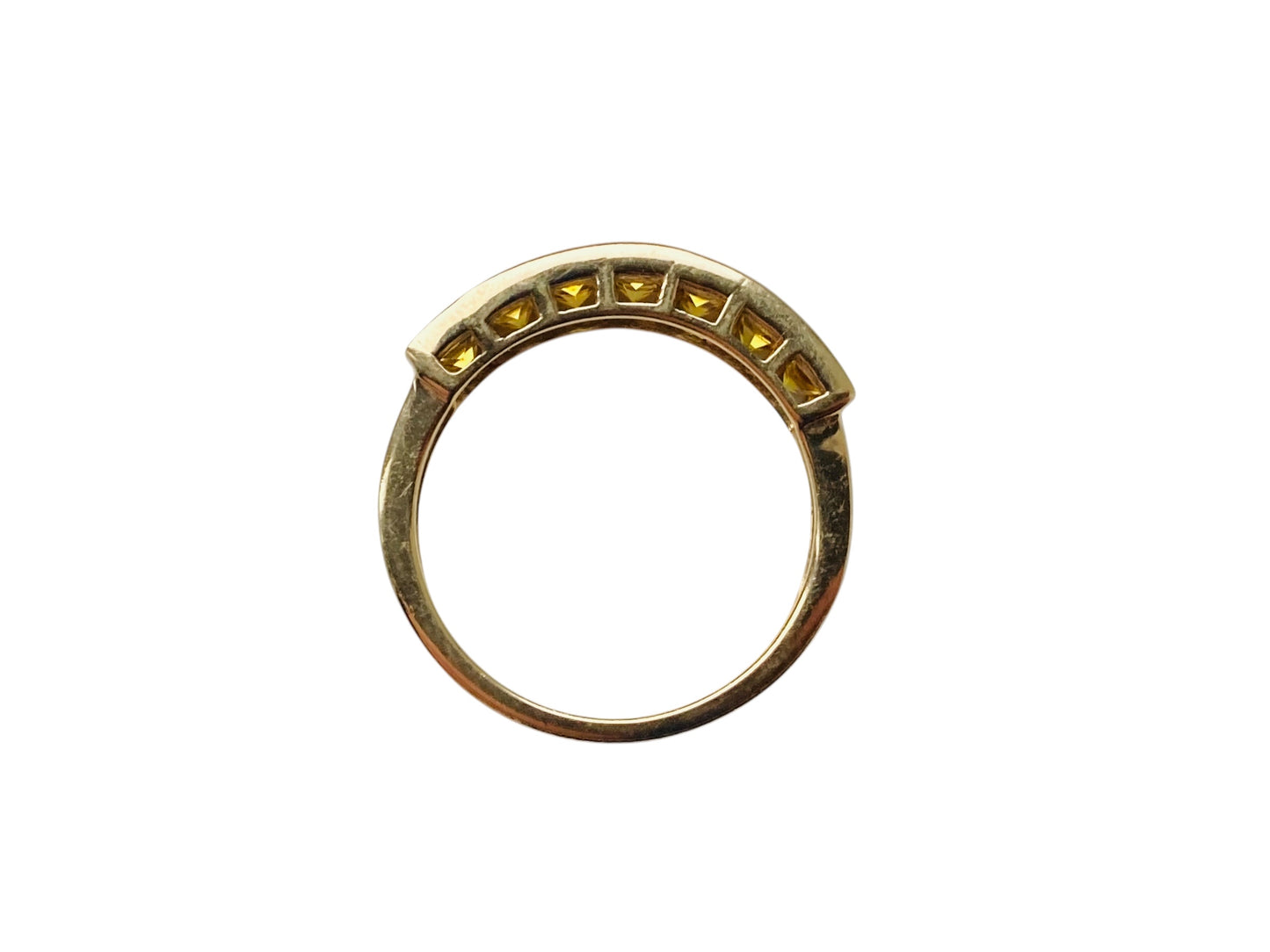 9ct Gold Yellow Sapphire Ring