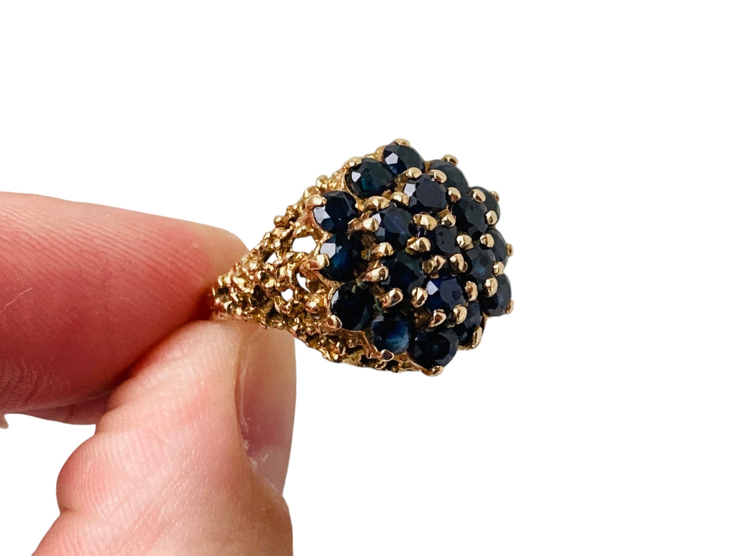 Vintage 9ct Gold Sapphire Ring