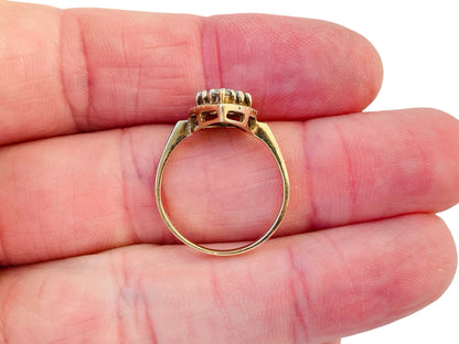 Vintage 9ct Gold Diamond Ring