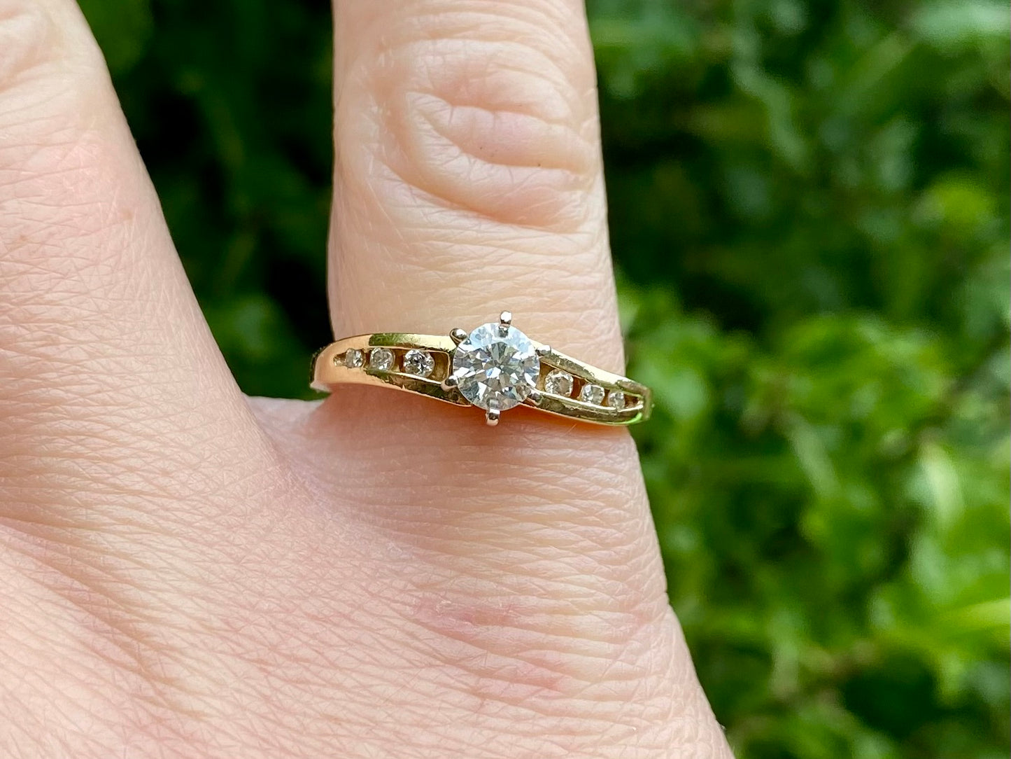 14ct Gold Diamond Ring