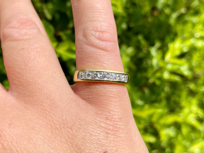 18ct Gold Seven-Stone 0.50ct Diamond Ring