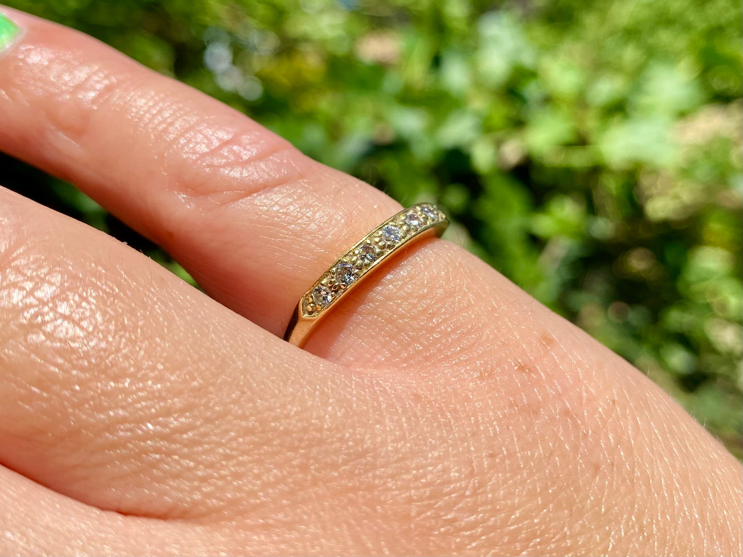 18ct Gold Seven-Stone Diamond Ring