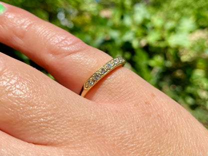 18ct Gold Seven-Stone Diamond Ring