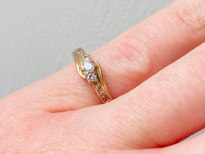 9ct Gold Diamond Ring