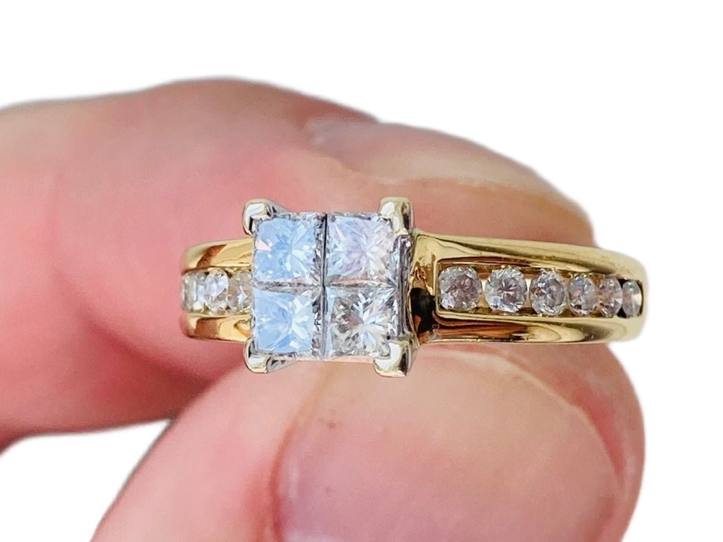 18ct Gold 0.75ct Diamond Ring