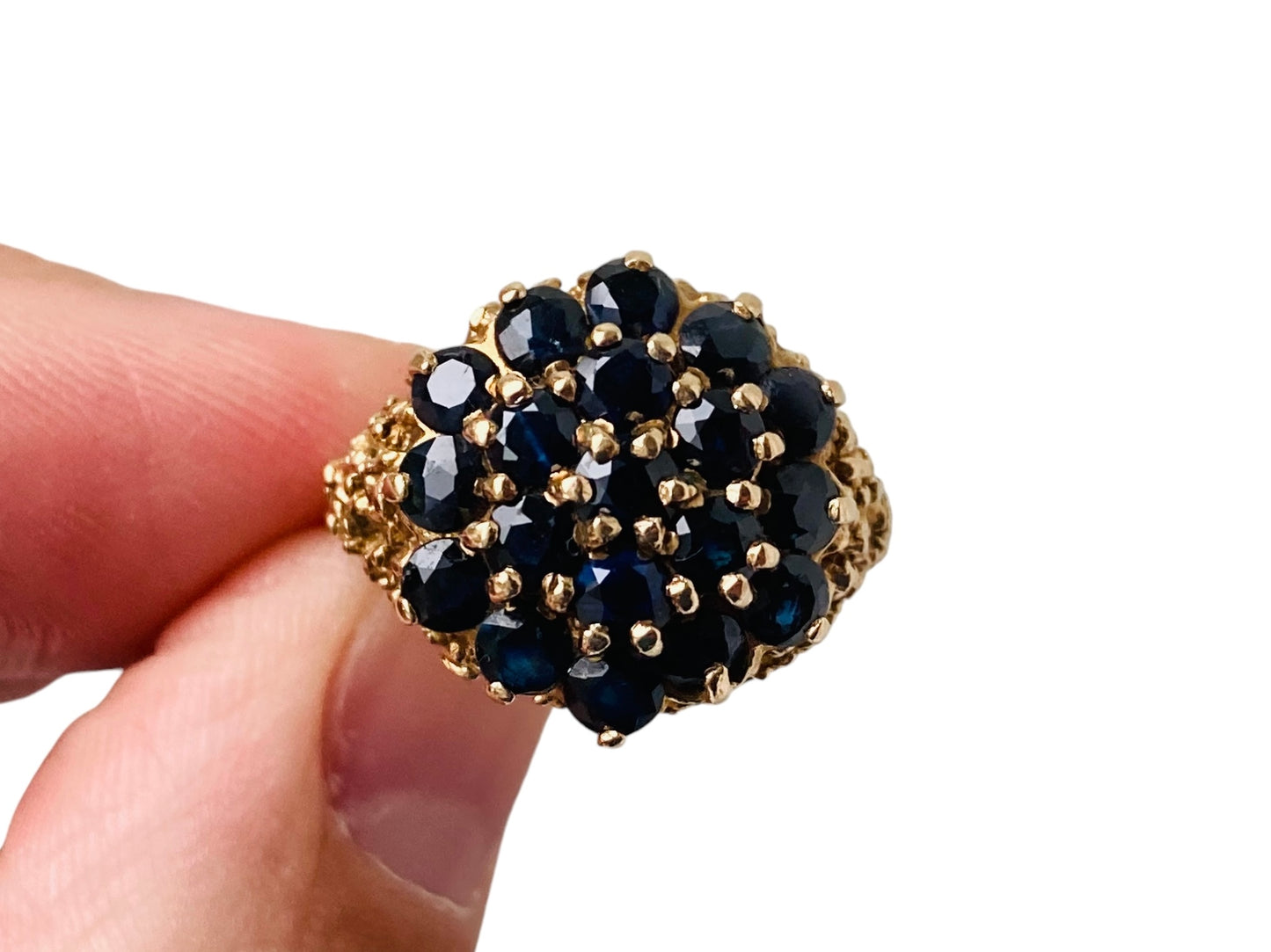 Vintage 9ct Gold Sapphire Ring