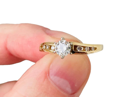14ct Gold Diamond Ring
