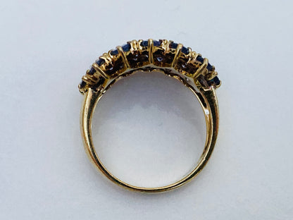 9ct Gold Tanzanite & Diamond Ring