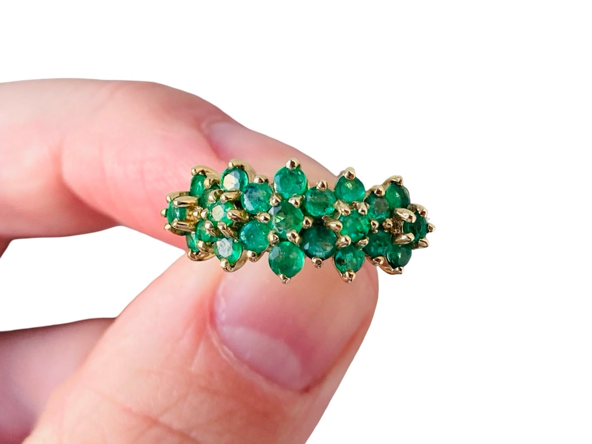 9ct Gold Emerald Ring