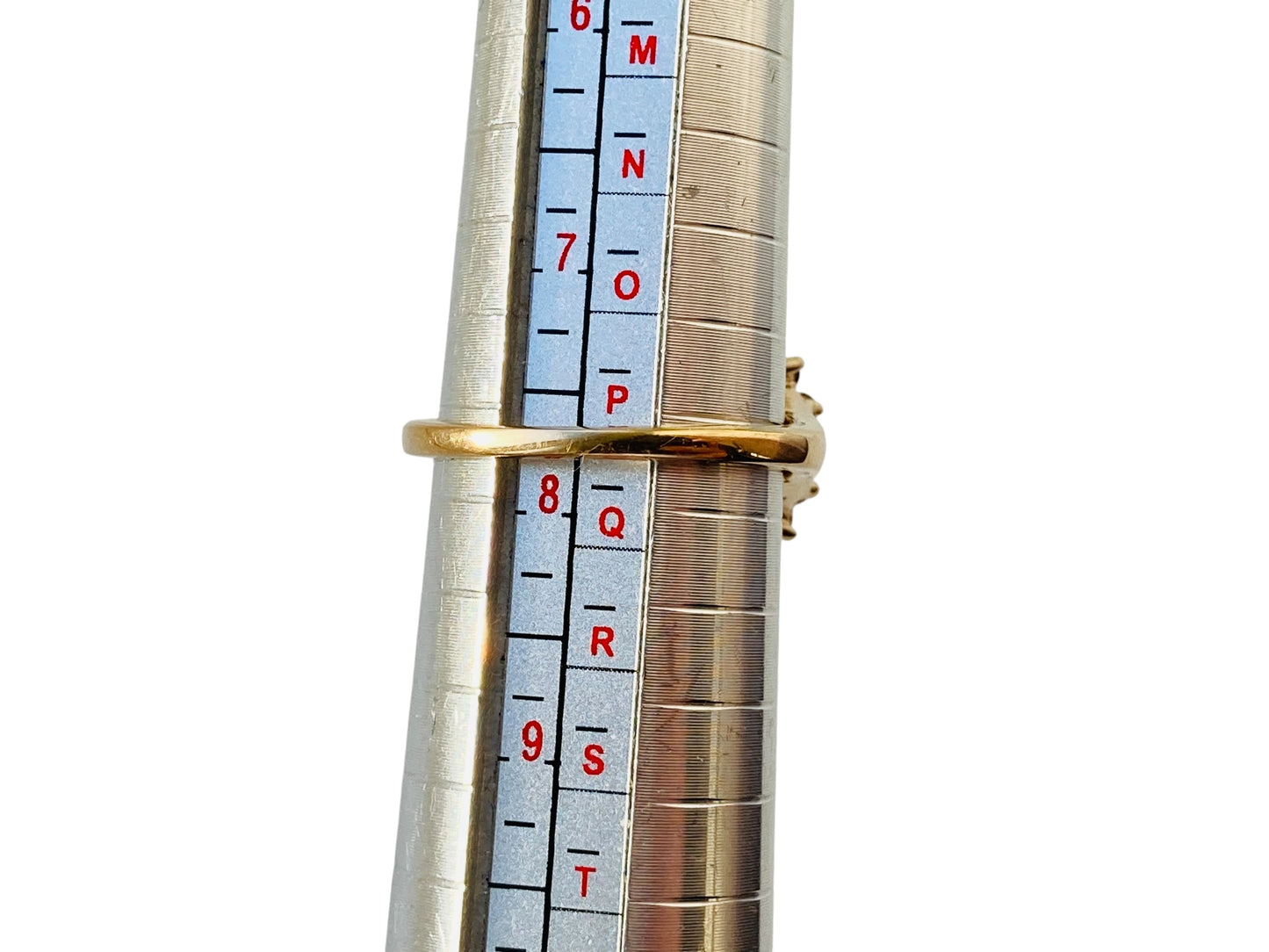 9ct Gold Champagne Diamond Ring