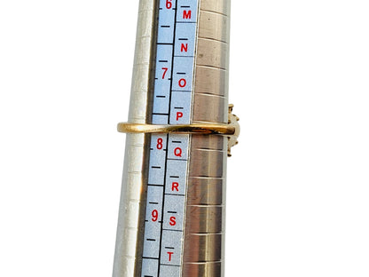 9ct Gold Champagne Diamond Ring