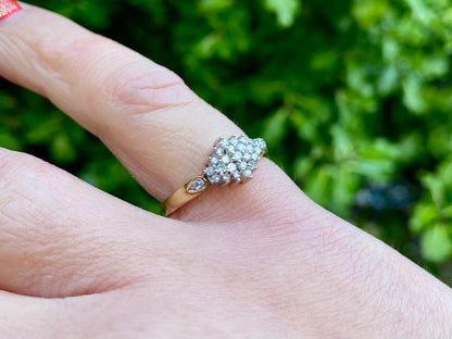 9ct Gold Diamond Ring