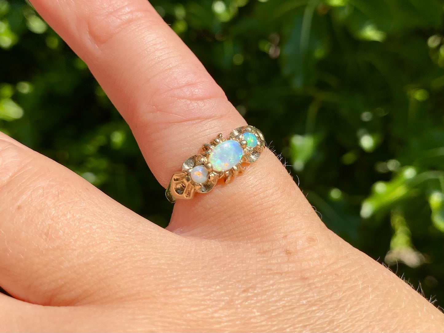 Vintage 9ct Gold Opal Ring