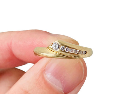 14ct Gold Diamond Ring