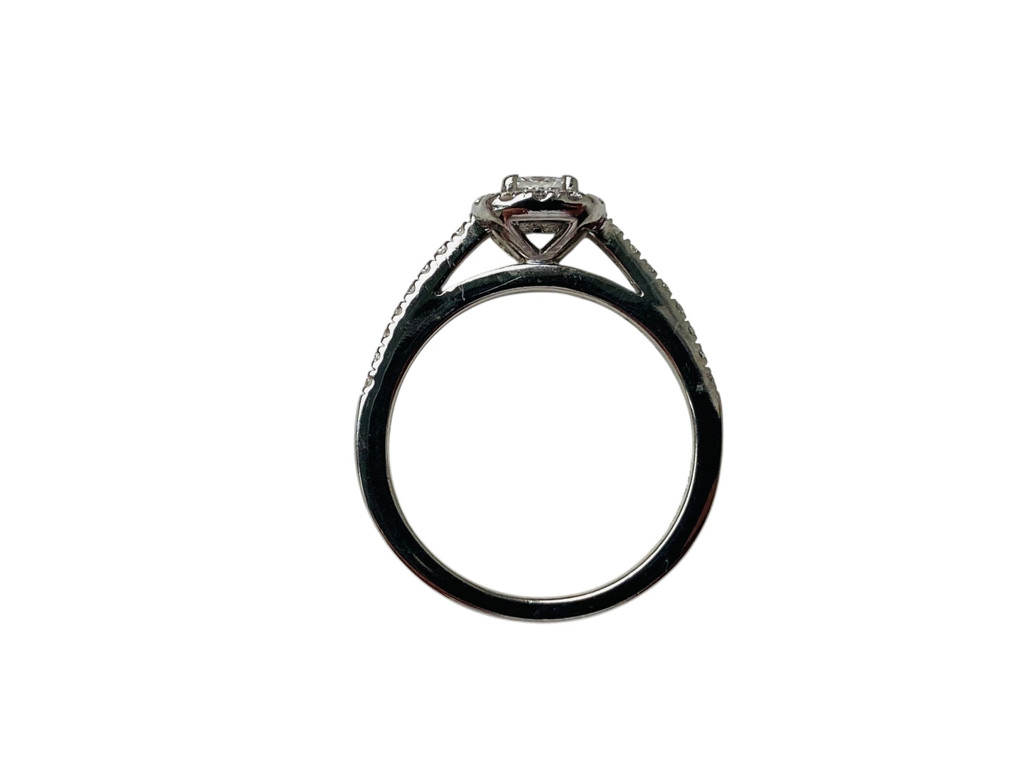 18ct Gold Diamond Halo Ring
