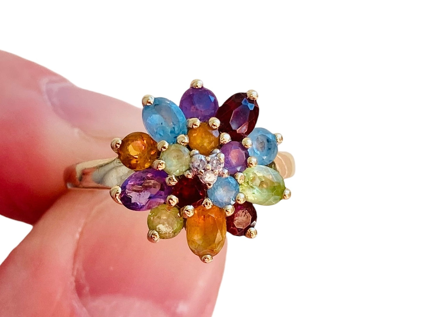 9ct Gold Multi-Gemstone Ring