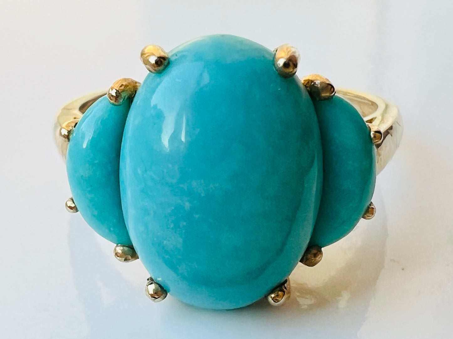 9ct Gold Turquoise Ring
