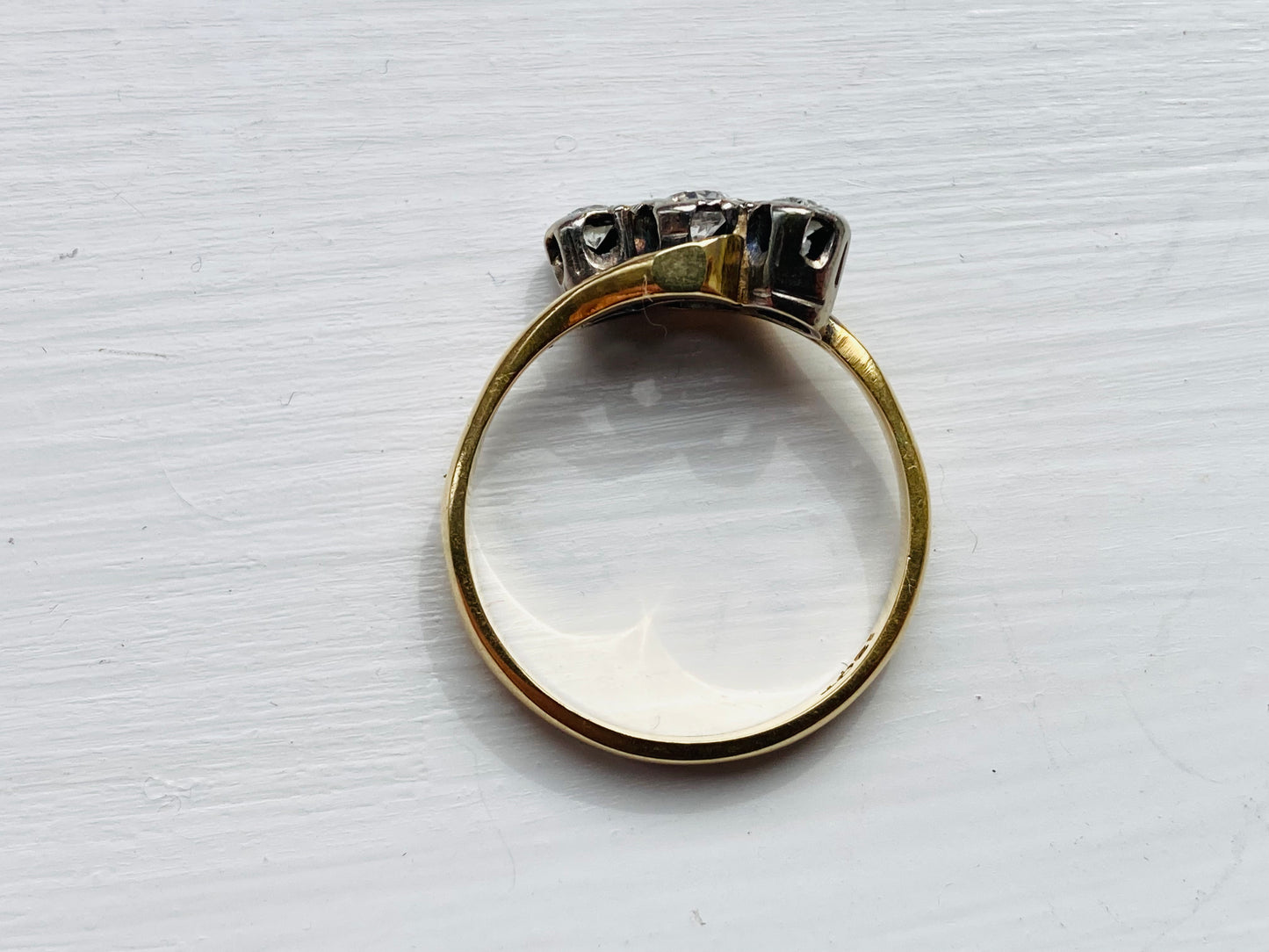 Antique 18ct Gold Diamond Ring