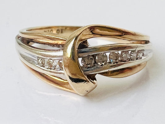 9ct Gold Diamond Ring