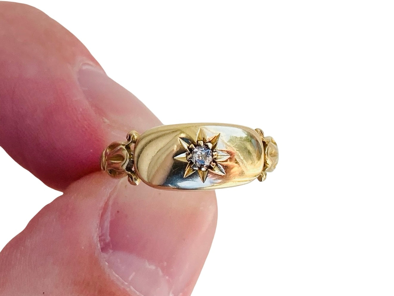 Antique Victorian 18ct Gold Diamond Ring