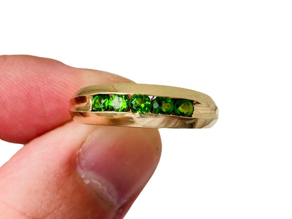 14ct Gold Diopside Dome Ring