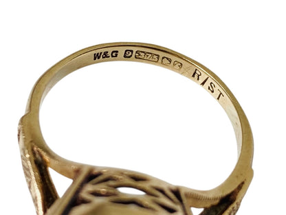 Vintage 9ct Gold Amethyst Ring