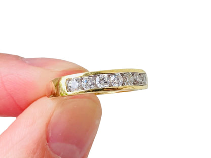 18ct Gold Seven-Stone 0.50ct Diamond Ring