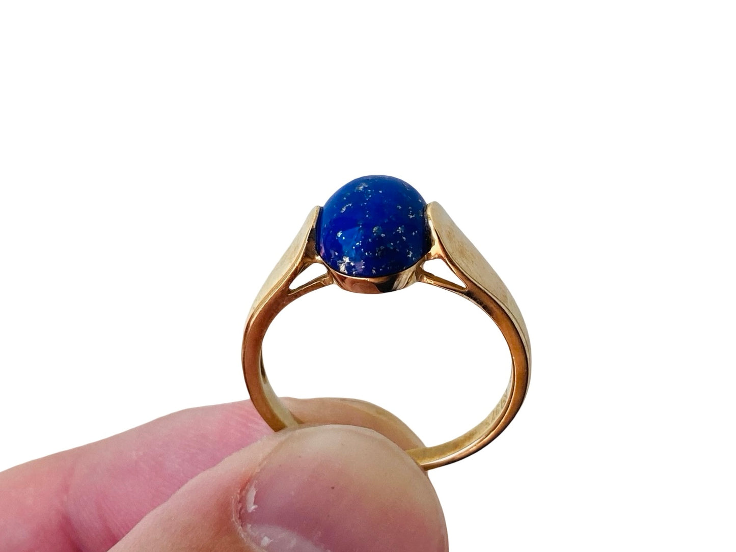 9ct Gold Lapis Lazuli Ring