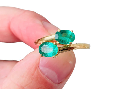 9ct Gold Emerald Ring