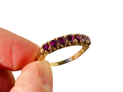 Vintage 9ct Gold Ruby Ring